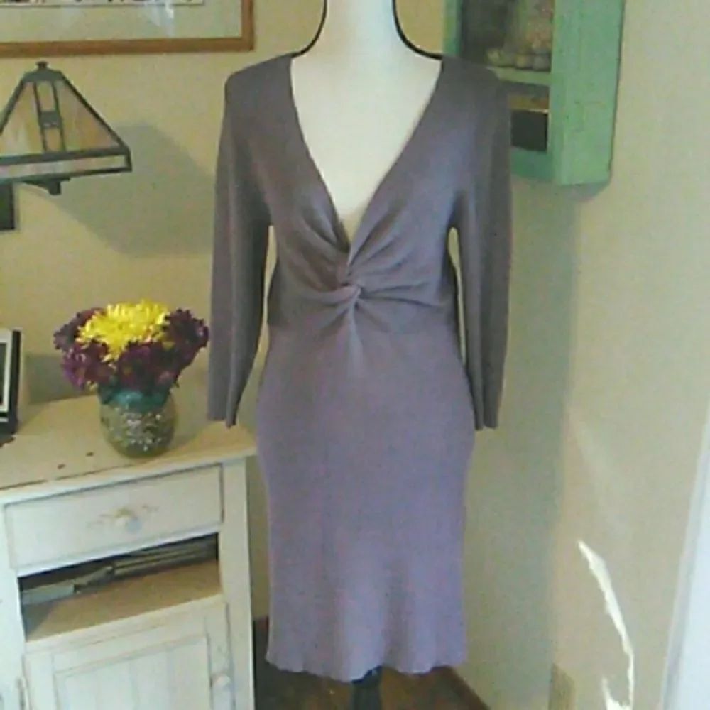 Lily White Knit Sweater Dress